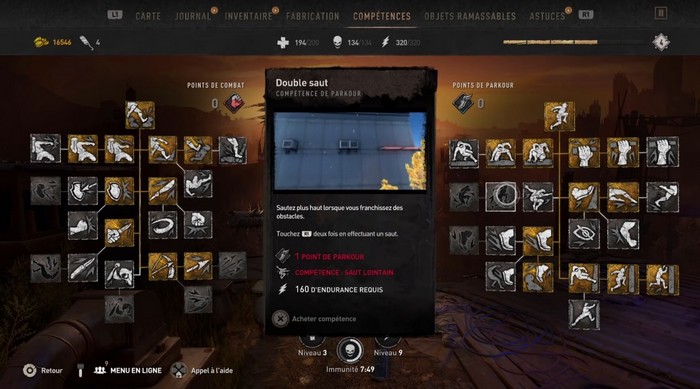 Double saut Dying Light 2