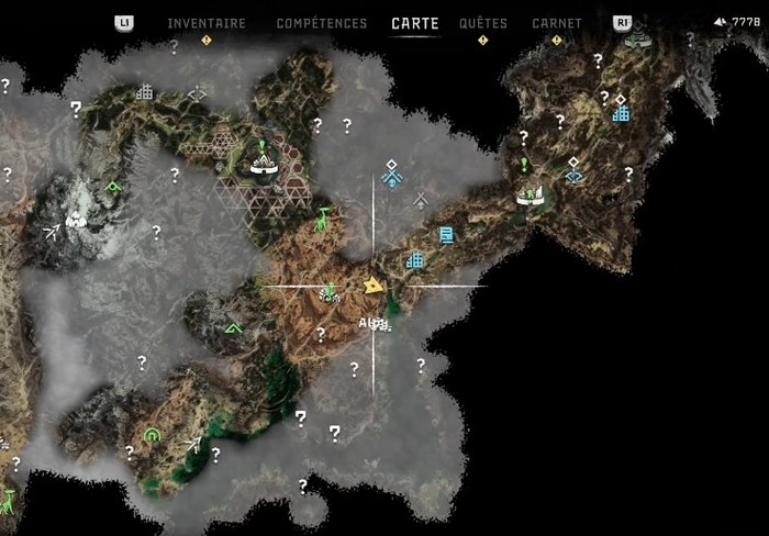 Empalcements Charognarde dans Horizon Forbidden West