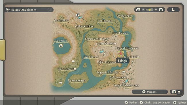 Emplacement Flamme Étrange des Plaines Obsidiennes N°5