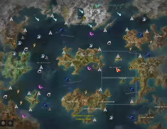 Emplacement île Peyto lost ark