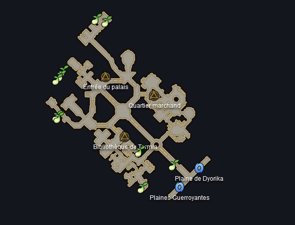 Emplacements Graines de Mokoko de Château-Lutéran dans Lost Ark