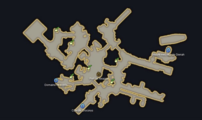 Emplacements Graines de Mokoko du Port de Rivague - Lost Ark