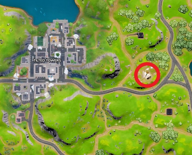 Emplacements cachettes Fortnite