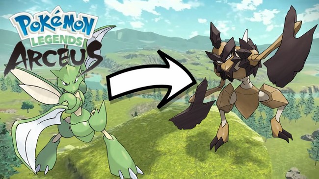 Faire évoluer Insécateur en Hachécateur dans Légendes Pokémon Arceus