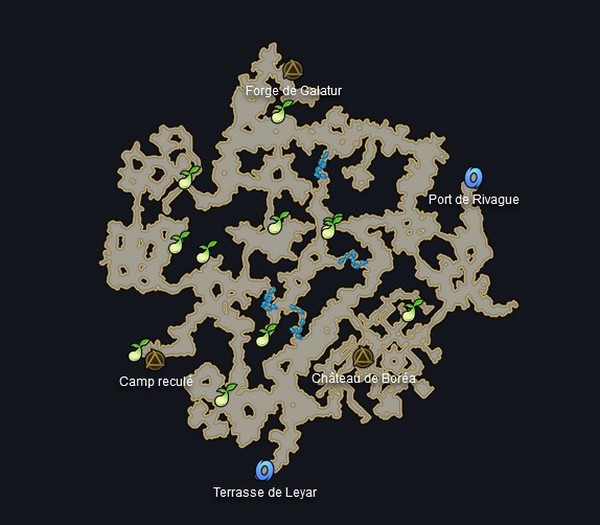 Emplacements Graines Mokoko du Domaine de Boréa dans Lost Ark