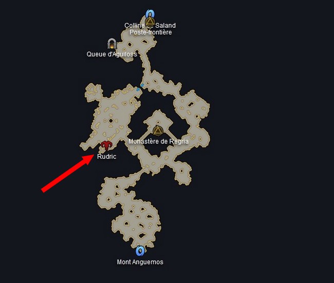 Localisation de Rudric lost Ark