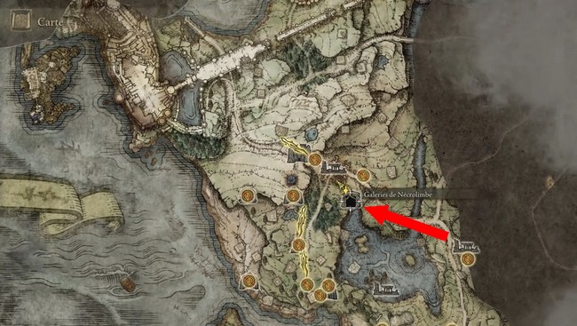 Médaillon du cri emplacement