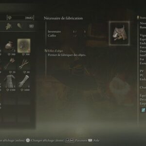 Nécessaire de Fabrication