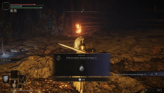 Perle de Mineur de pierre de forge 1