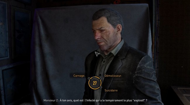 Quiz Renseignements sur les infectés Dying Light