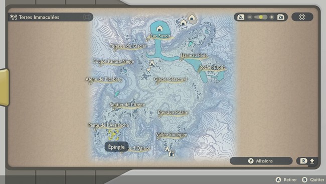 Emplacement Rocher Glaque