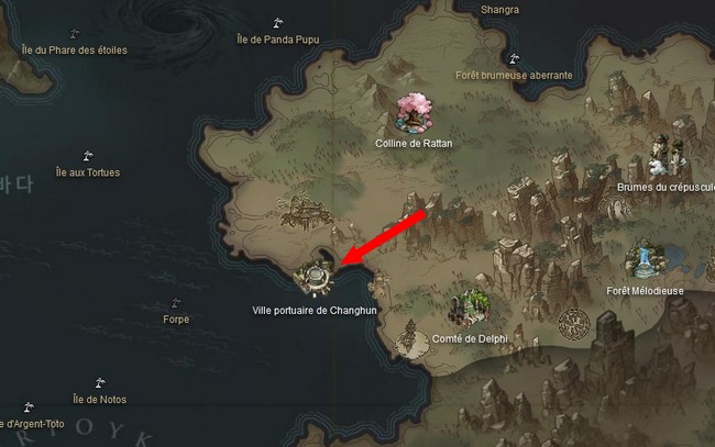 Ville portuaire de Changhun