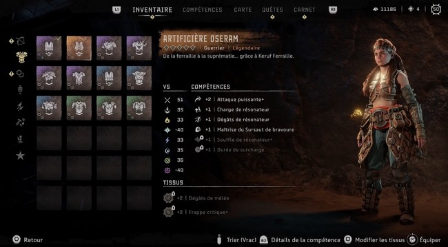 armure Artificière oseram Horizon Forbidden West