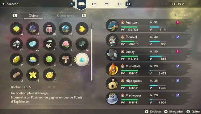 bonbon Exp Légendes Pokémon Arceus