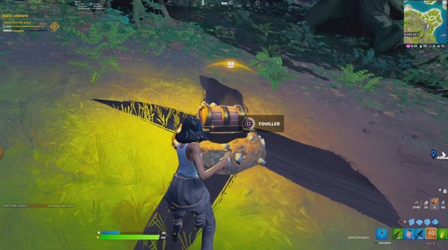 coffres enfouis fortnite