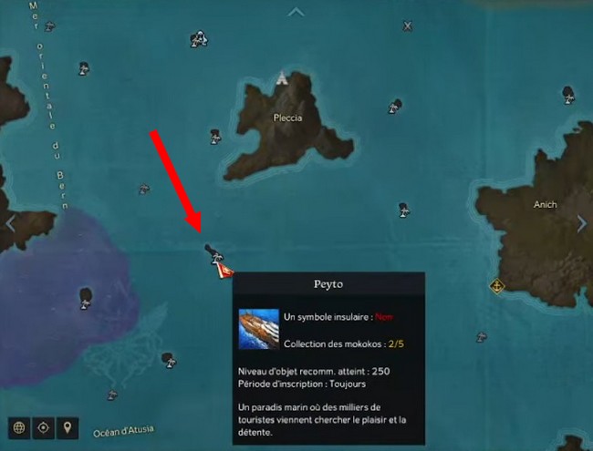 Emplacement Peyto lost ark