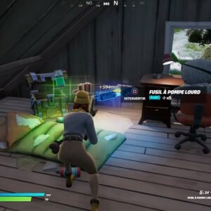 emplacement fusil à pompe lourd dans Fortnite chapitre 3 saison 1