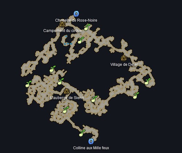 Emplacements Graines Mokoko du du Verger en fleurs dans Lost Ark