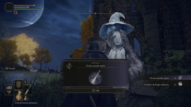 la Cloche Mande-Esprits dans Elden Ring