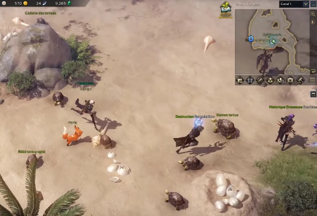 l'île aux Tortues sur Lost Ark