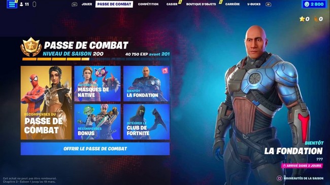 skin la fondation Fortnite