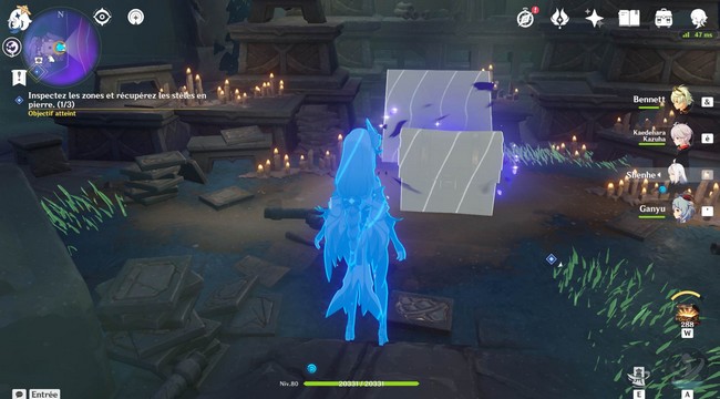 stéle endommagée genshin imapct