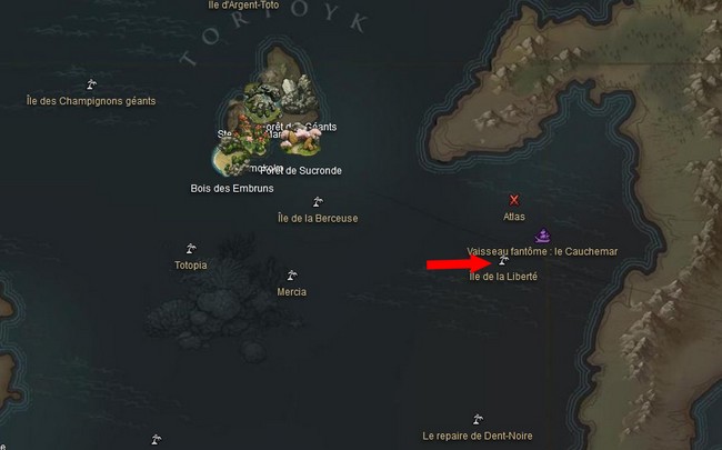 Île de la Liberté Lost Ark