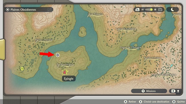 île Rosa Rugosa Légendes Pokémon Arceus