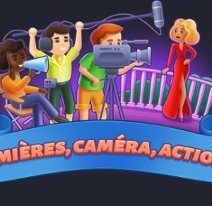 Solutions 4 Images 1 Mot : Enigme journalière « Lumières, caméra, action ! » mars 2022