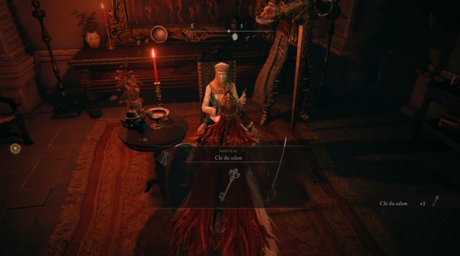 Clé du salon Manoir du volcan Elden Ring