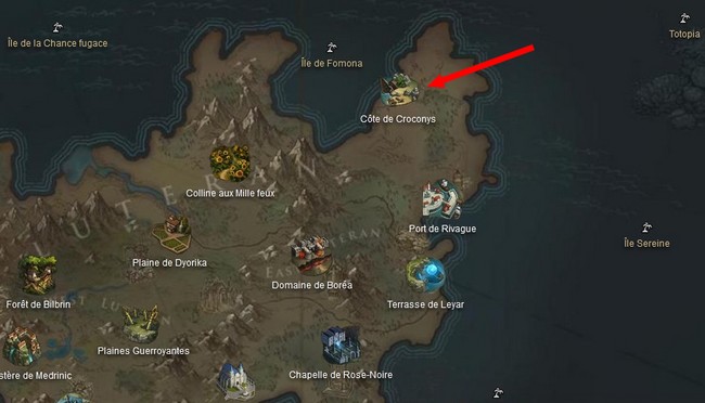 La Côte de Croconys dans lost ark