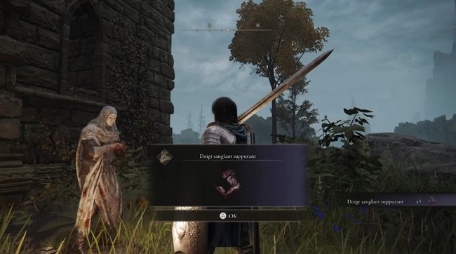 Doigts sanglants suppurants elden ring