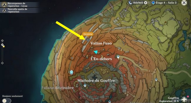 Débloquer le Donjon Vallée recluse - Genshin Impact