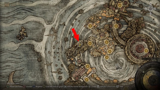 Emplacement Alexander à Farum Azula