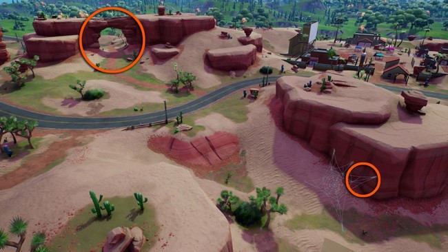 Emplacement Arche Aride dans Fortnite