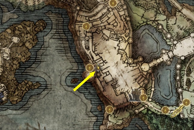 Emplacement Excroissance du Prince de la Mort Elden ring