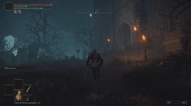 Emplacement de l’ensemble d'Armure De Chevalier De Caria dans Elden Ring