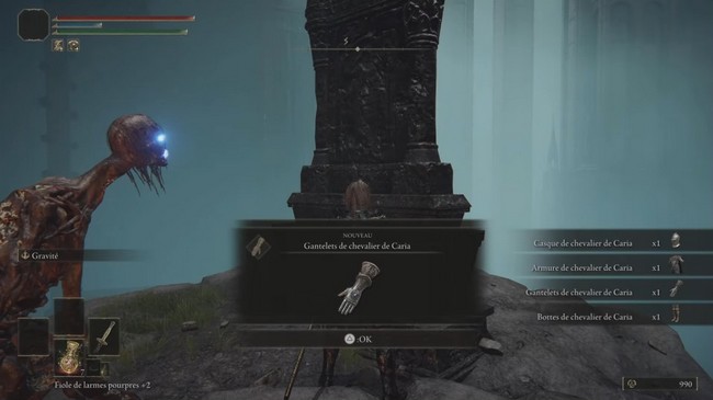 l’ensemble d’armure du chevalier de Caria