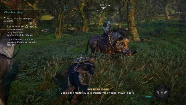 Emplacement la monture Gullinbursti - Assassin's Creed Valhalla - L'Aube du Ragnarök