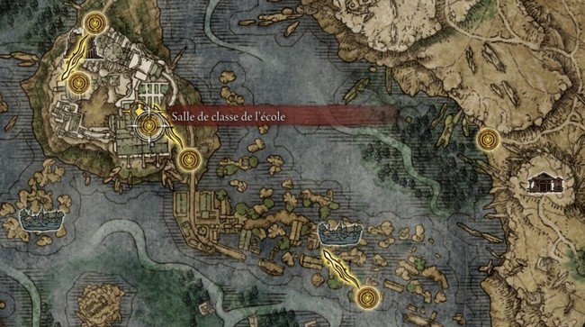 Emplacement du Talisman de la chatte à longue queue de Elden Ring