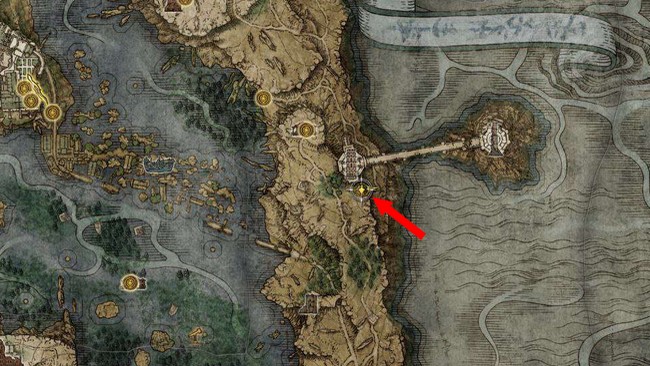 Jarrebourg emplacement Elden ring