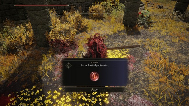 Larme de cristal purificatrice elden ring