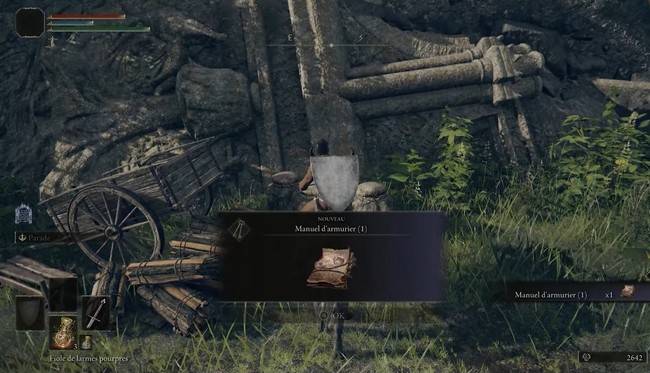 Manuel d’Armurier 1 dans Elden Ring