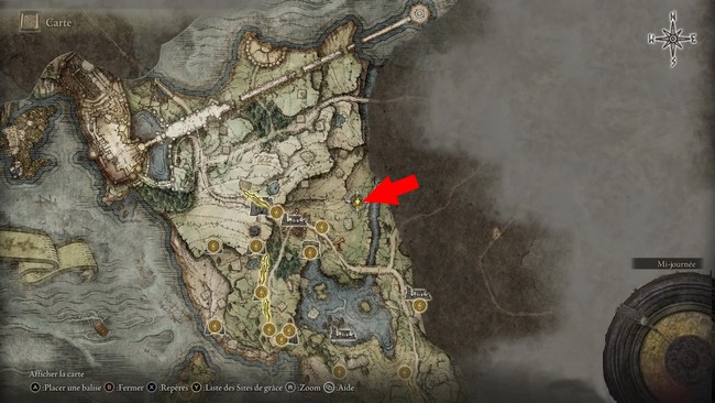 Emplacement Manuel d’Armurier 1 dans Elden Ring