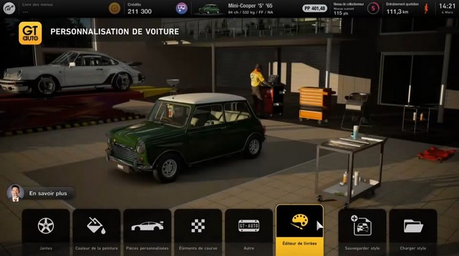 Personnalisation de voiture Gran Turismo 7