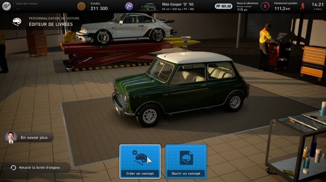 Personnalisation de voiture Gran Turismo 7
