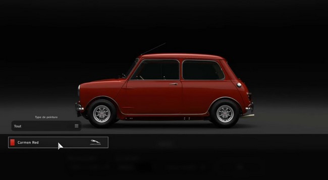 Personnalisation de voiture Gran Turismo 7