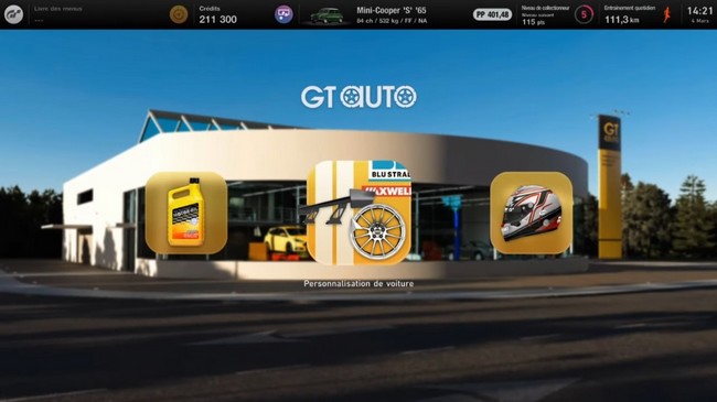 Personnalisation de voiture Gran Turismo 7