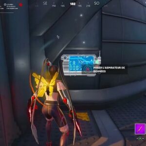 Poser un aspirateur de données sur la queue d'un aéronef de l'IO