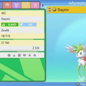 Shaymin forme Céleste